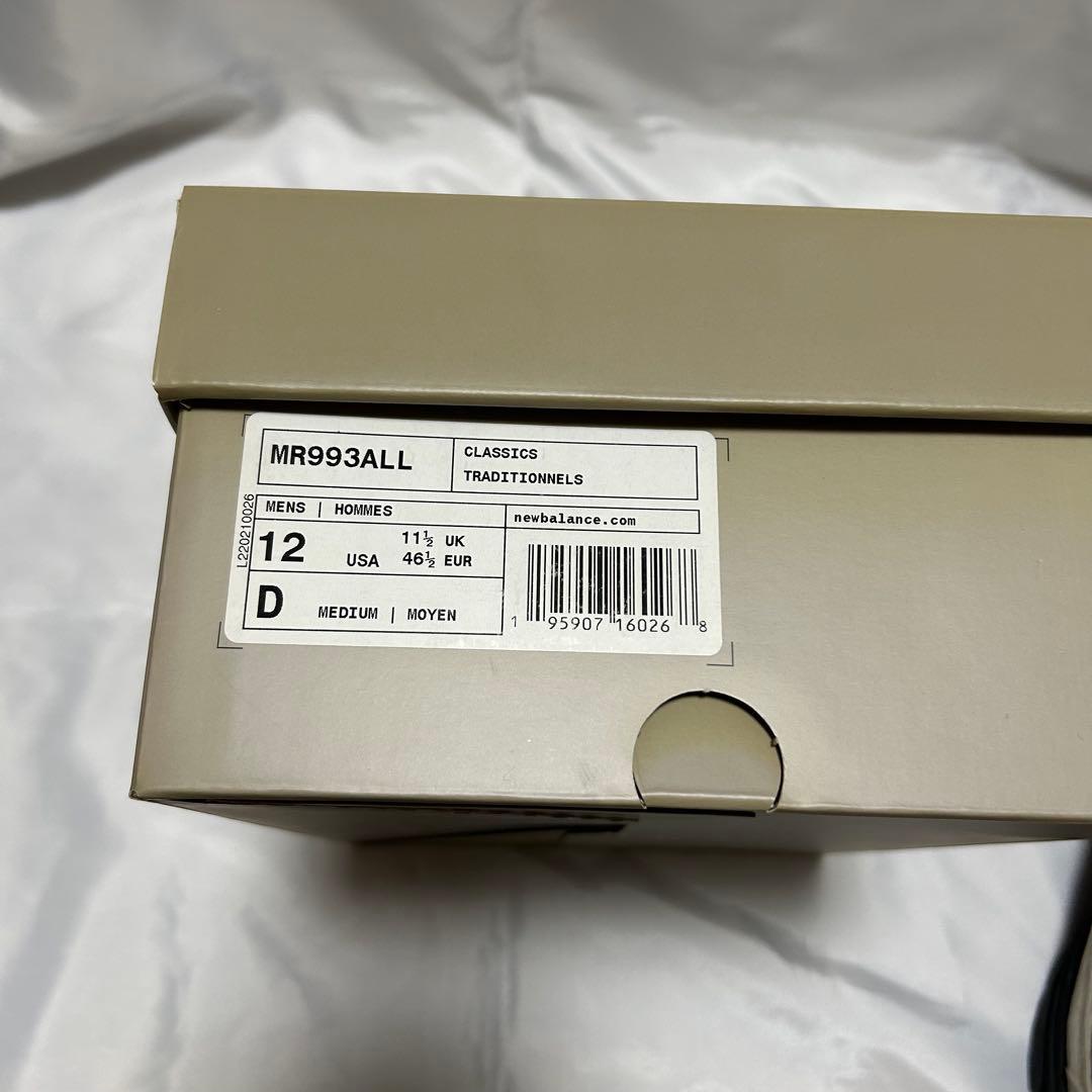 靴 aime leon dore newbalance mr993all US12