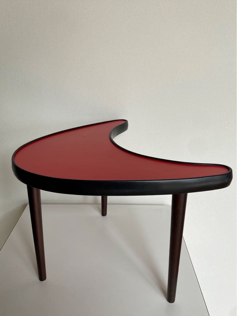 ビンテージ アンティーク 60s 70s サイドテーブル 赤 ミッドセンチュリー