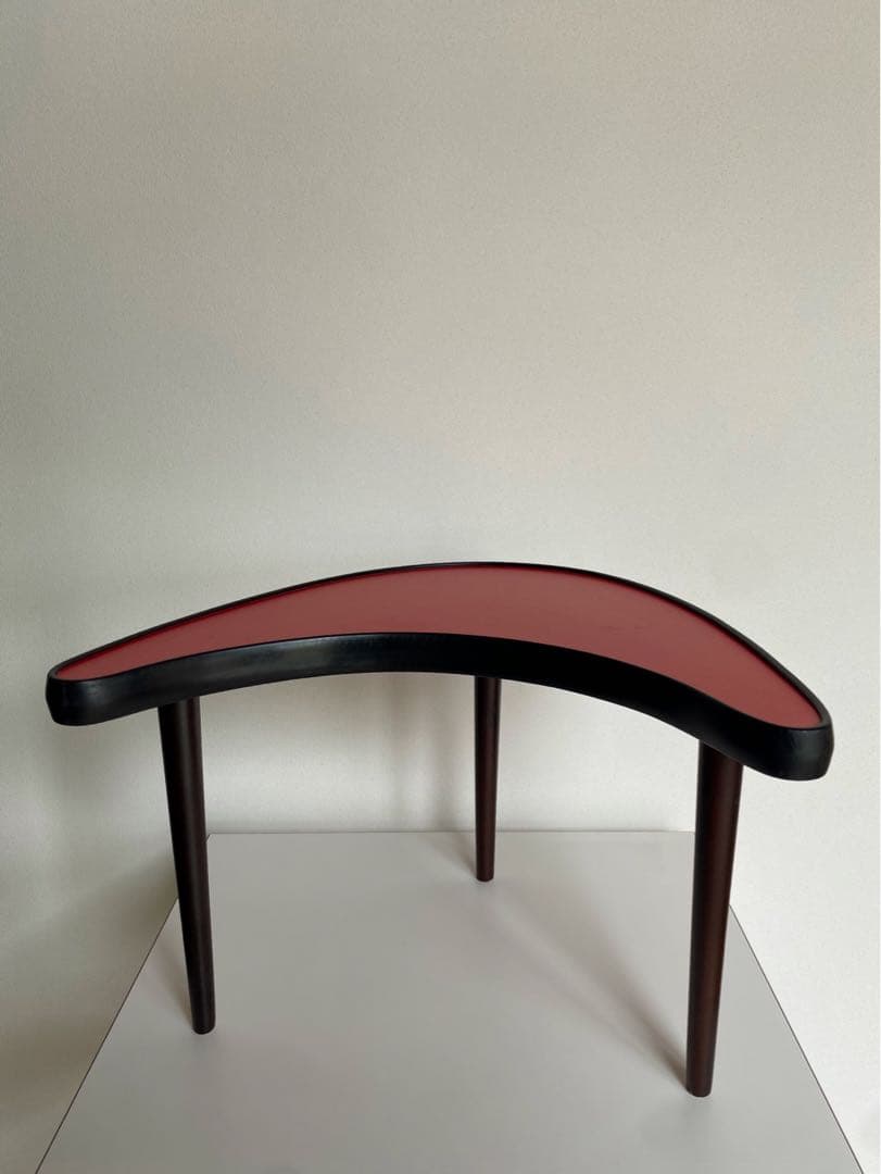 ビンテージ アンティーク 60s 70s サイドテーブル 赤 ミッドセンチュリー