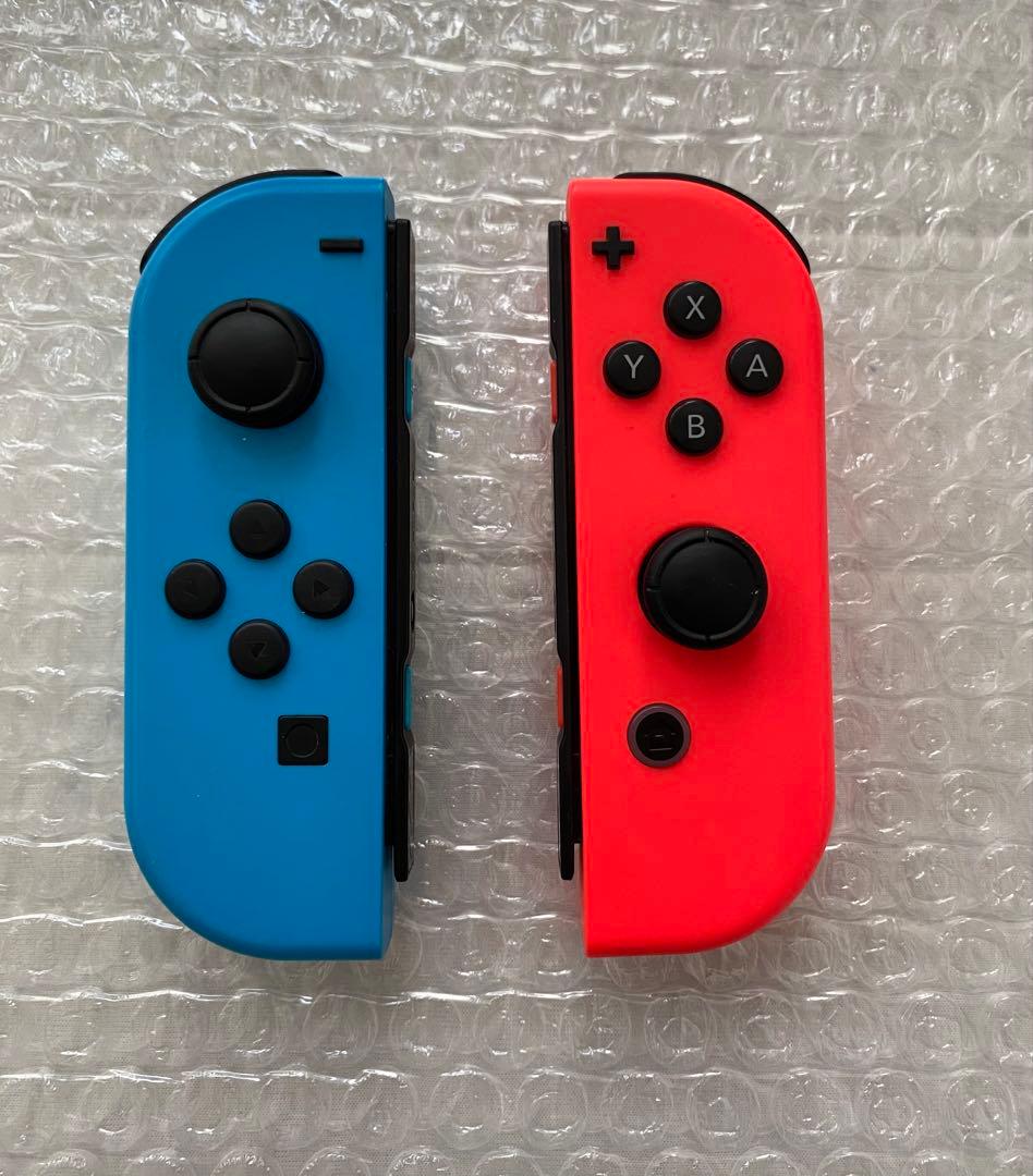 【完品】Nintendo Switch 初期型 ネオンレッド ブルー