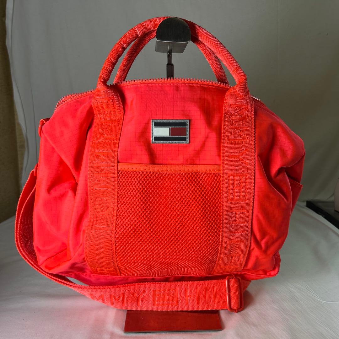   ボストンバッグ オレンジ