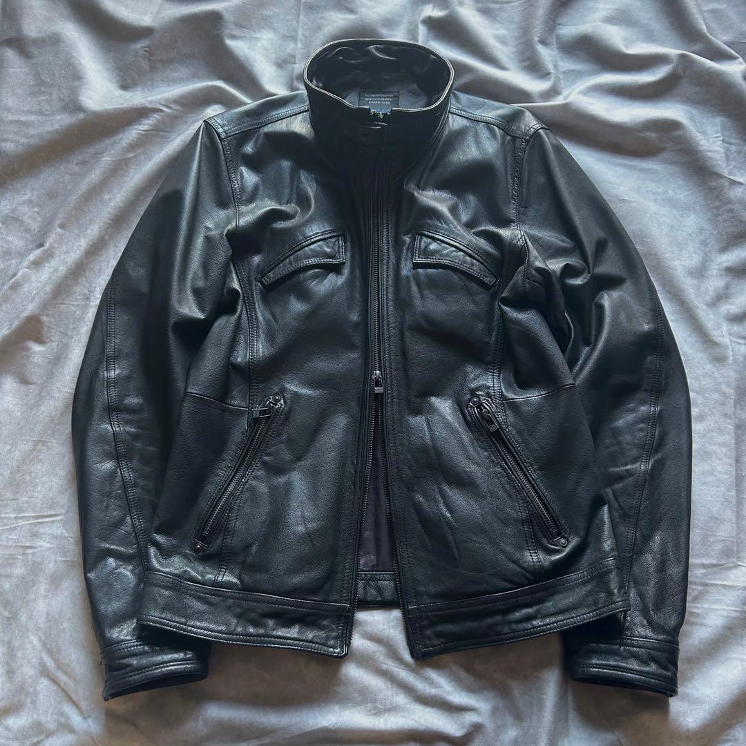 ジャケット・アウター 00s archive double zip leather jacket