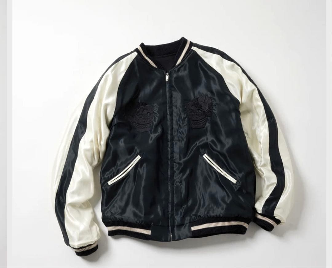 初売　東洋　GOLD ACETATE SOUVENIR JACKET スカル