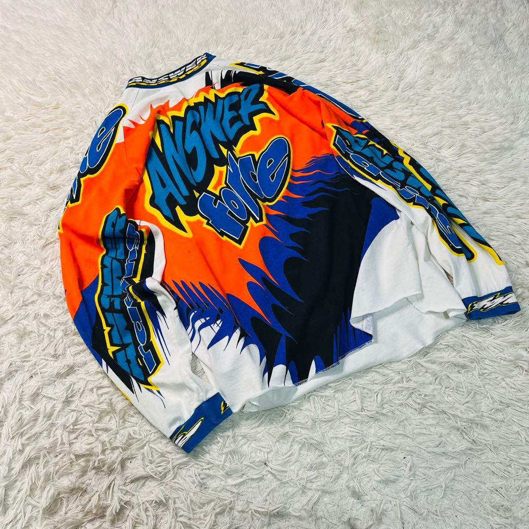 ANSWER Racing L/S TEE USA製 MOTOCLOSS L