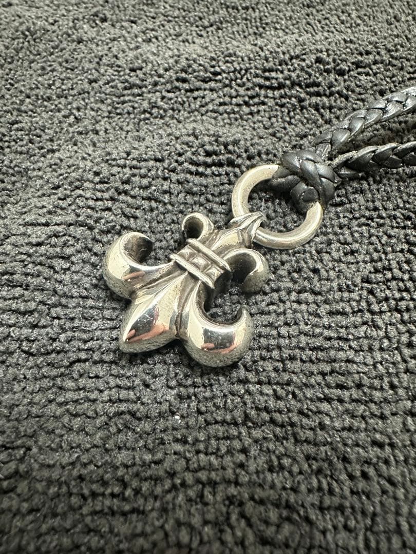 1994年刻印　クロムハーツ BSフレア チャーム ペンダント　ユリ