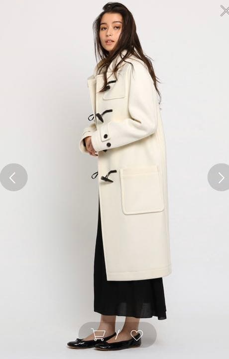 DRESSTERIOR リバーメルトンダッフルコート MANTECO