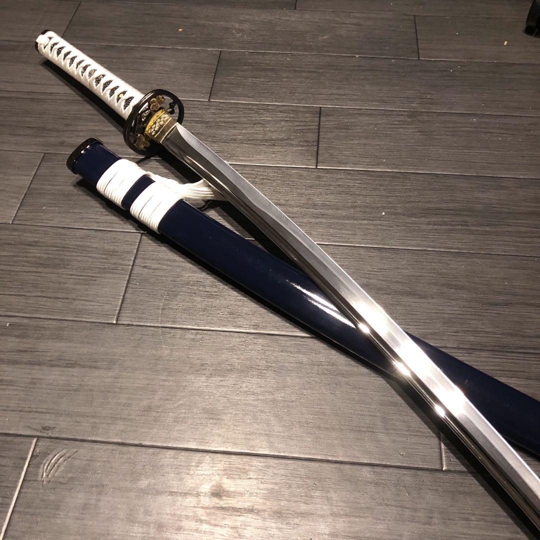 最高級模造刀　関の刀匠作　名刀　高級居合刀　樋入刀身　長谷部　織田信長拵え　岐阜