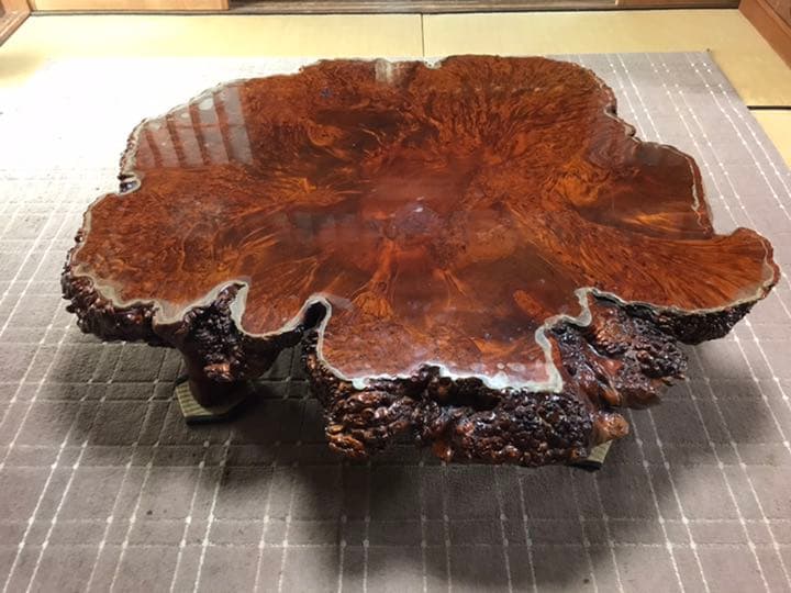 テーブル　一枚板　無垢　引取限定