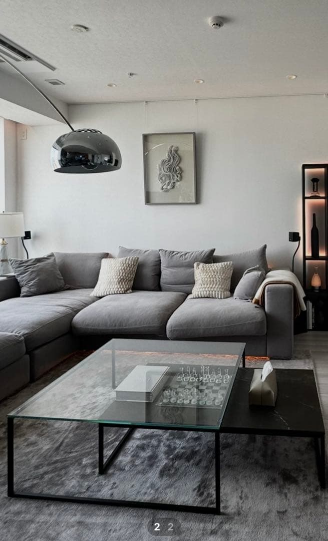 ［AYA］Lugo センターテーブル 黒　ボーコンセプト