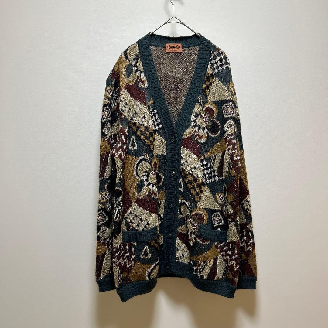 ミッソーニ　マルチカラーカーディガン　ニット