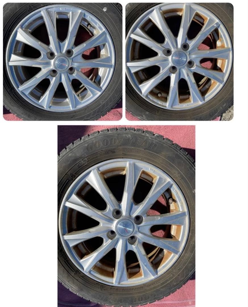 ✨塩原✨185/60R15 スタッドレス✨アルミ付✨３本✨グッドイヤー