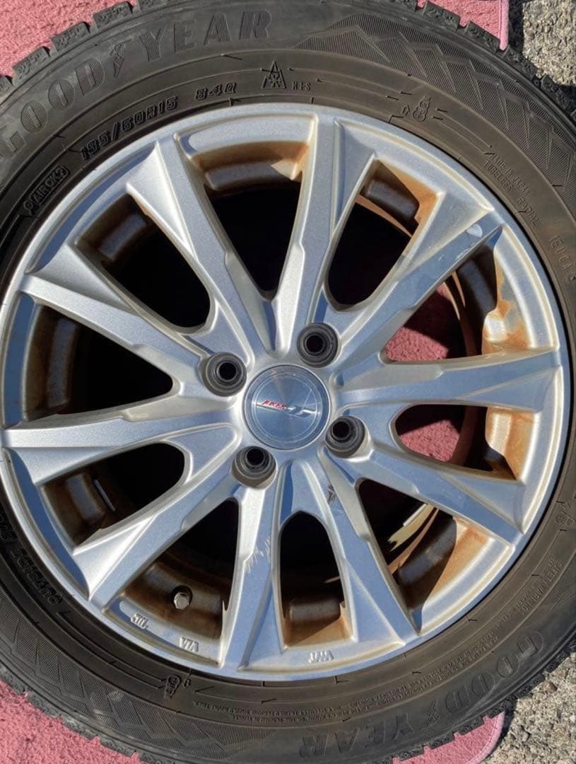 ✨塩原✨185/60R15 スタッドレス✨アルミ付✨３本✨グッドイヤー