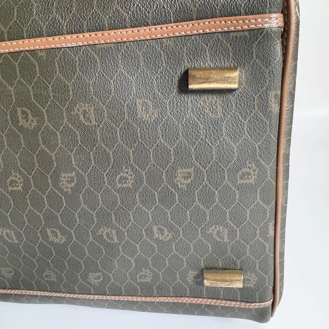 大容量　クリスチャンディオール　ハニカム柄 総柄　ボストンバッグ 旅行バッグ