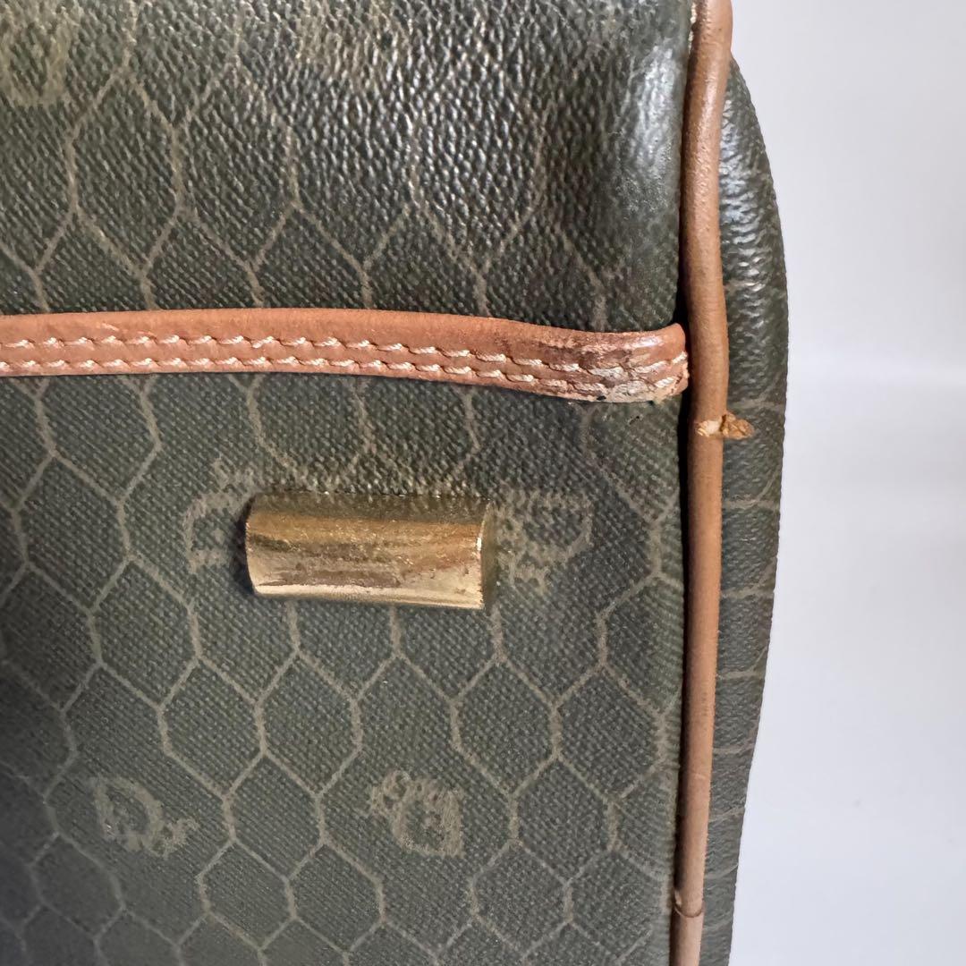 大容量　クリスチャンディオール　ハニカム柄 総柄　ボストンバッグ 旅行バッグ