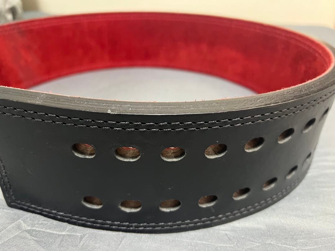 SBD トレーニング・パワーベルト 黒/赤 13mm