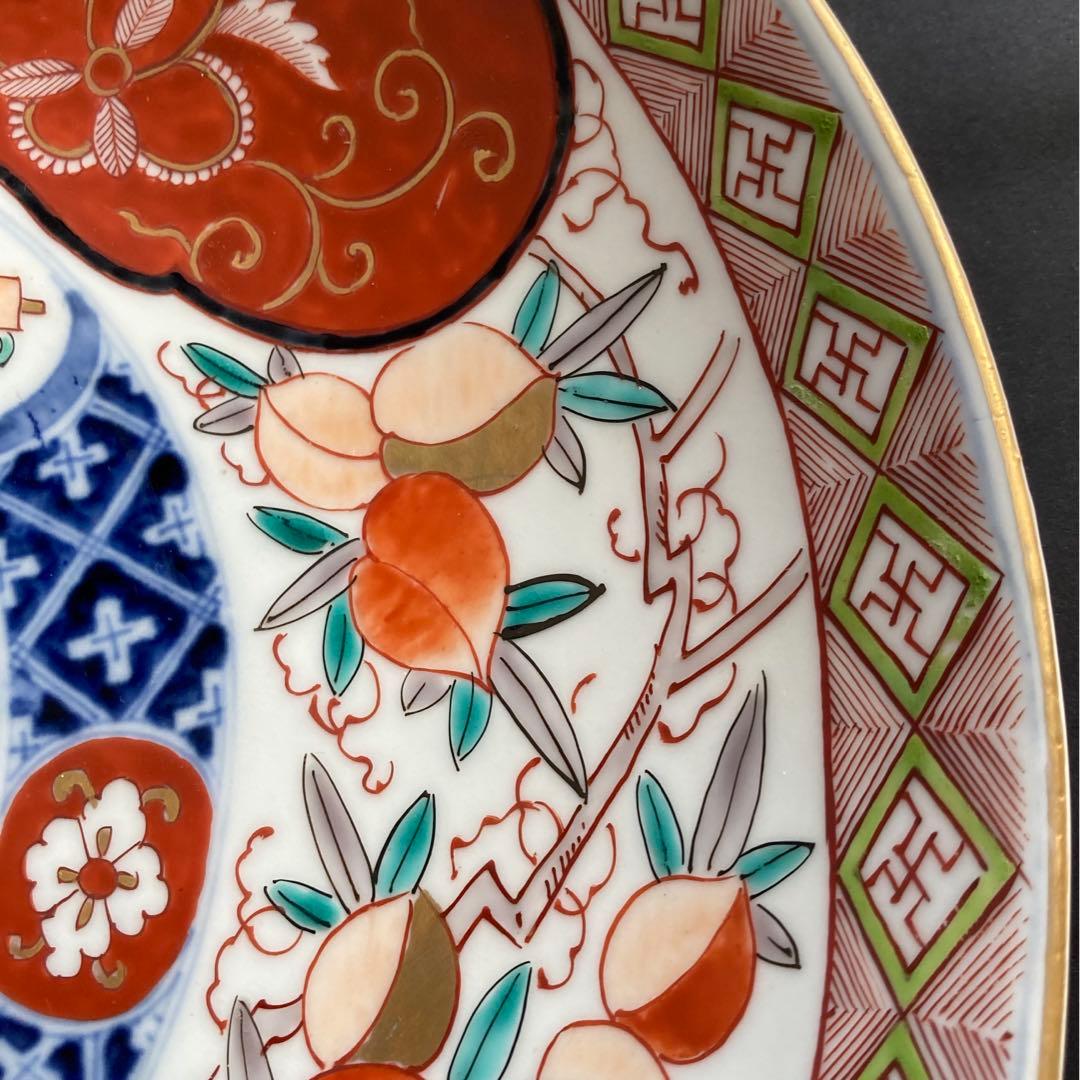 大皿 飾り皿 伊万里焼 大明萬歴年製