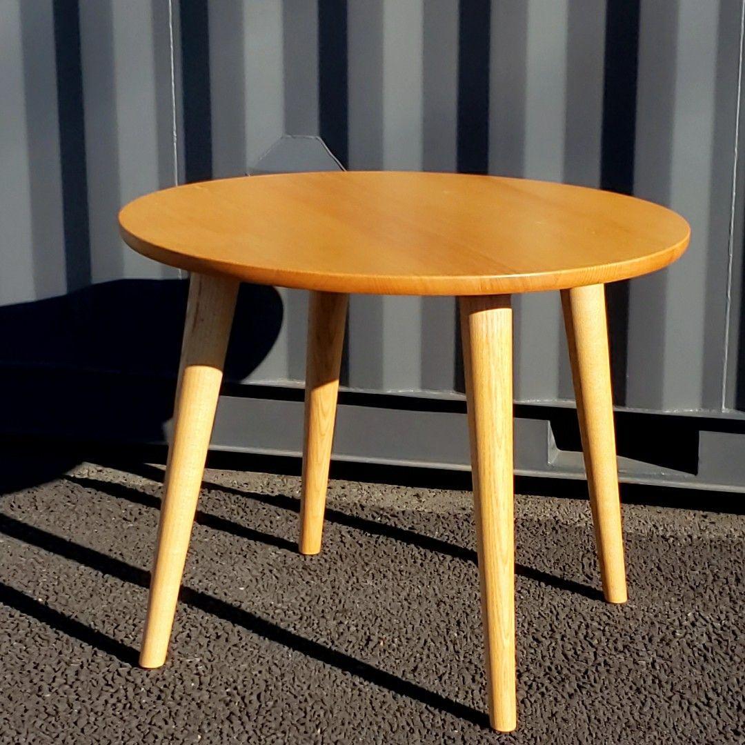 【美品】KASHIWA ラウンドテーブル JG10US カフェ コーヒーテーブル