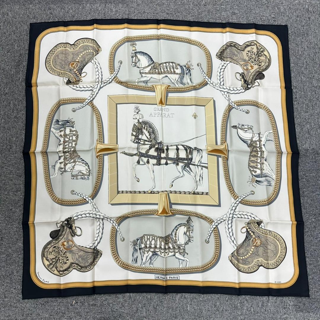 772019/エルメス スカーフ レディース シルク製 馬