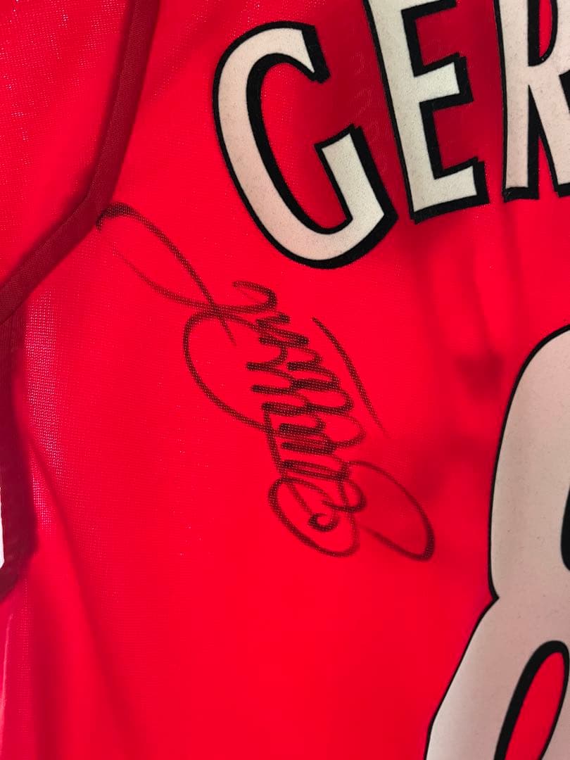 ジェラード　サイン入りユニフォーム　リバプール