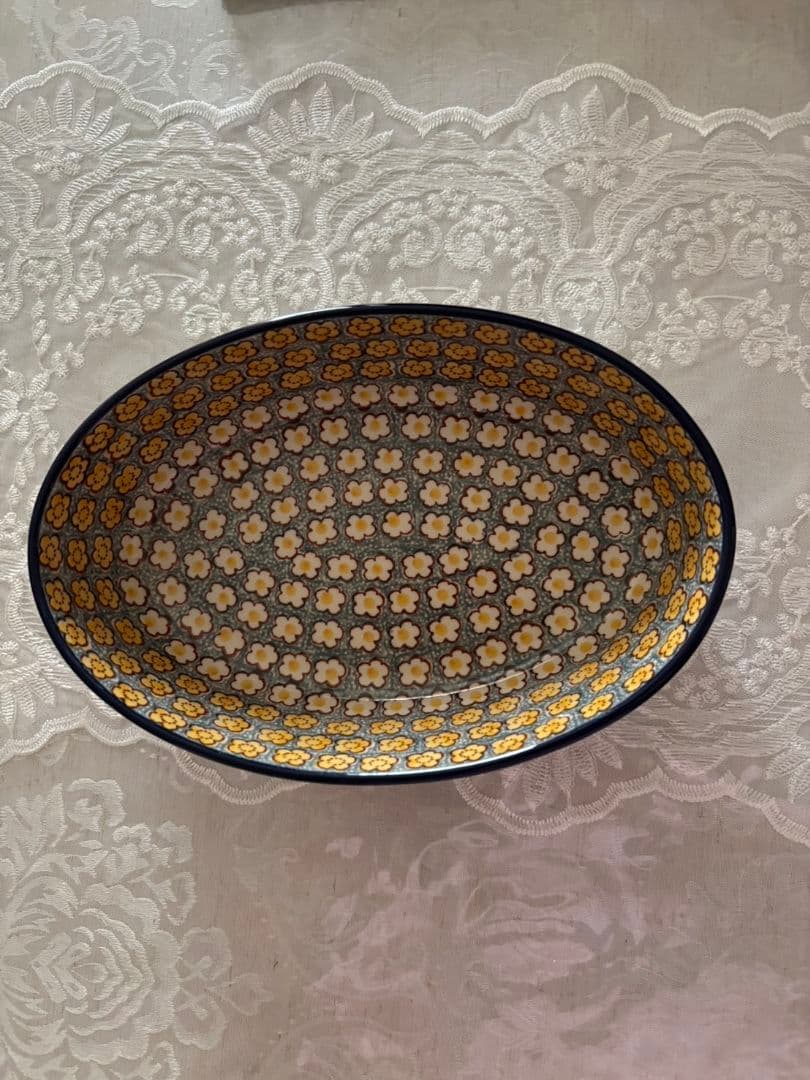 ポーリッシュポタリー　セラミカ　ツェラミカ　グラタン皿 大