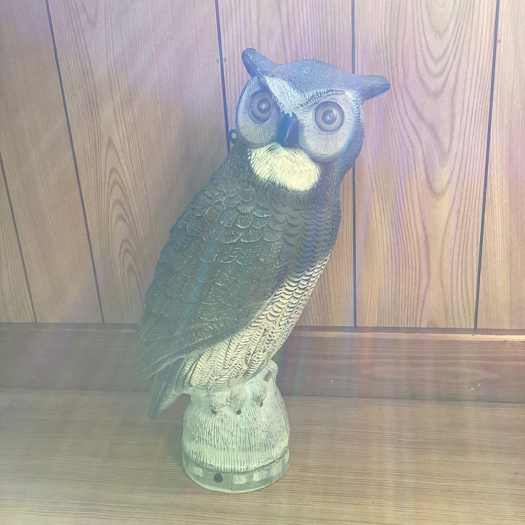 フクロウの置物
