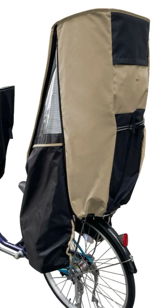自転車 子供乗せ チャイルドシート レインカバー 後ろ用 こどもヘッド２+セット