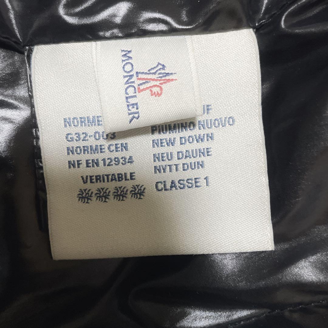 モンクレール 00 レディース ロングダウンコート 黒 フード付き モカ 超定番