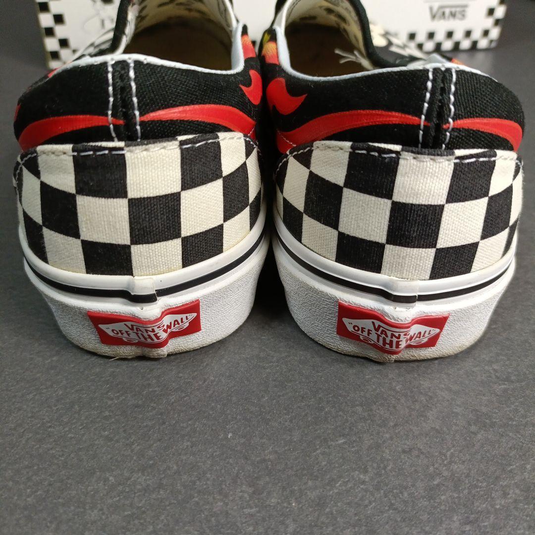 VANS ミッキー ミニー スリッポン　25cm コラボ　ファイヤー