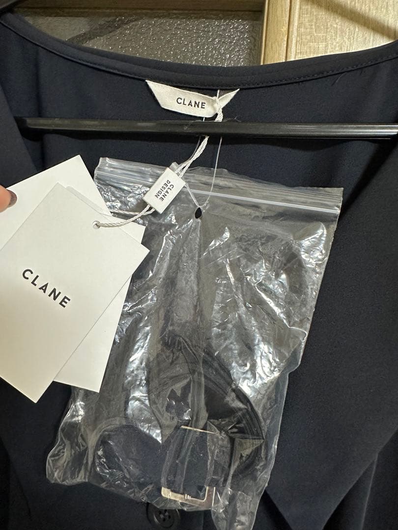 大人気　完売　CLANE クラネ　2WAYフラットカラー　オールインワン　結婚式