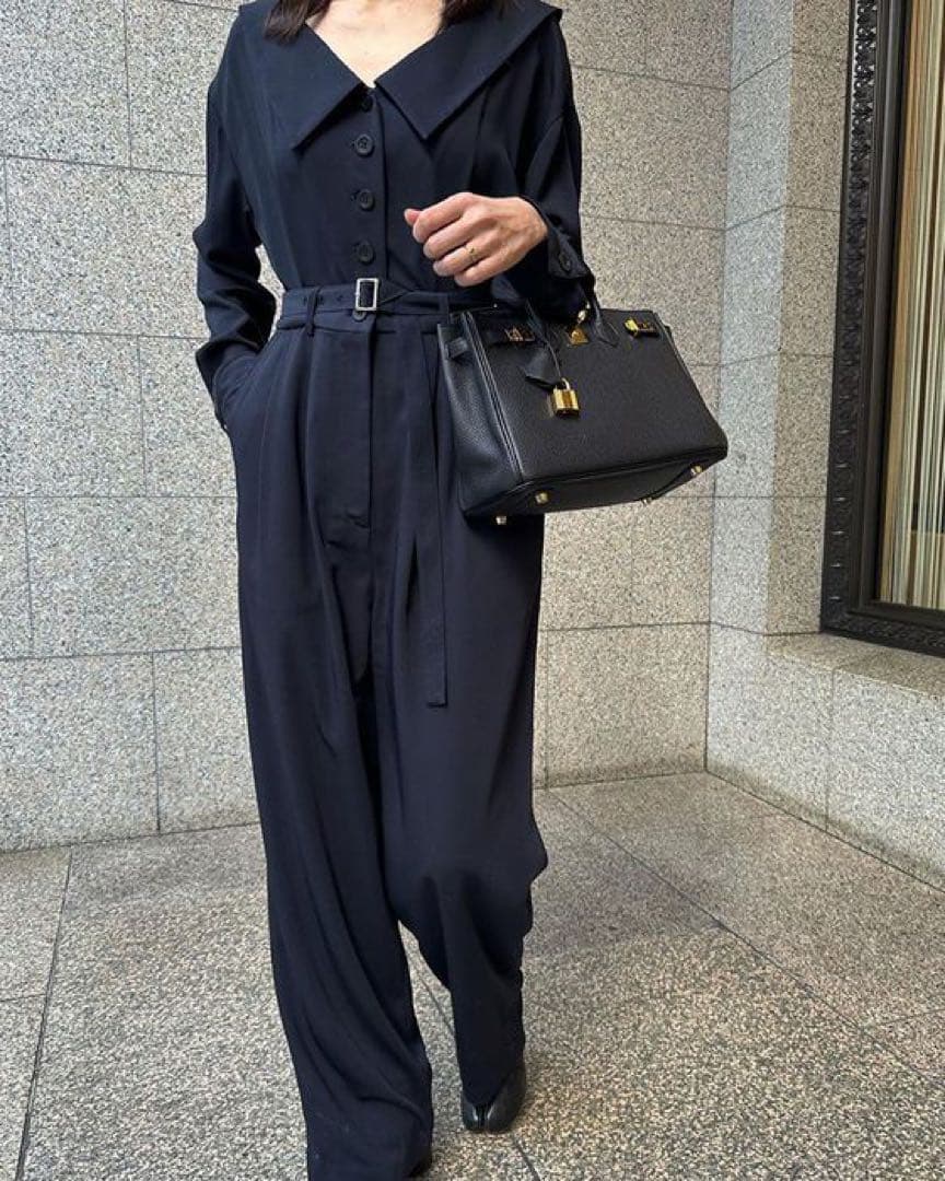 大人気　完売　CLANE クラネ　2WAYフラットカラー　オールインワン　結婚式