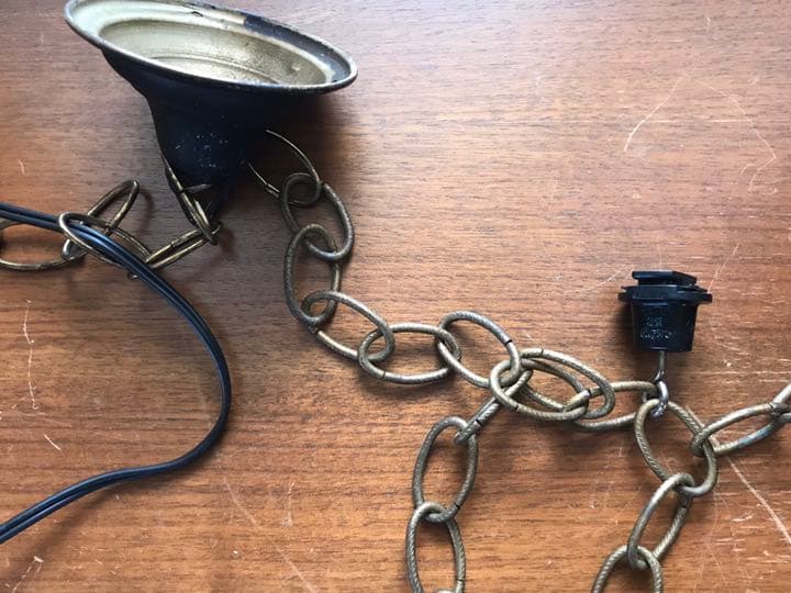 アンティーク 吊り下げランプ 照明 電気