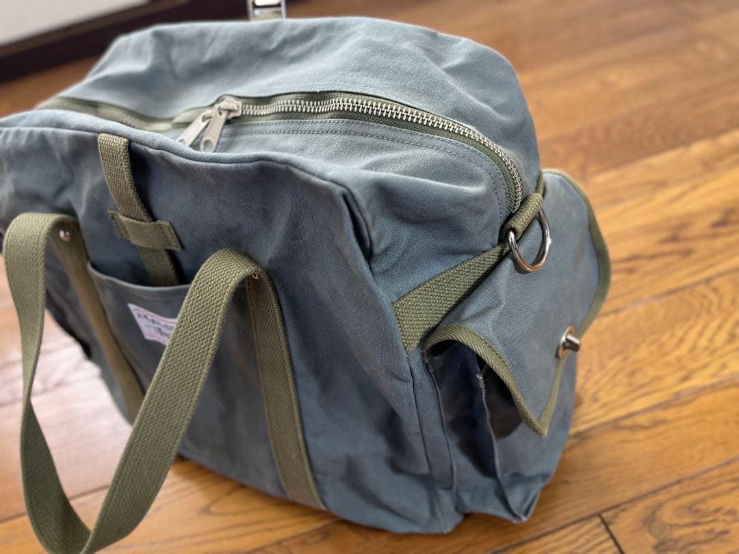 一澤帆布 厚手生地キャンバスボストンバッグ