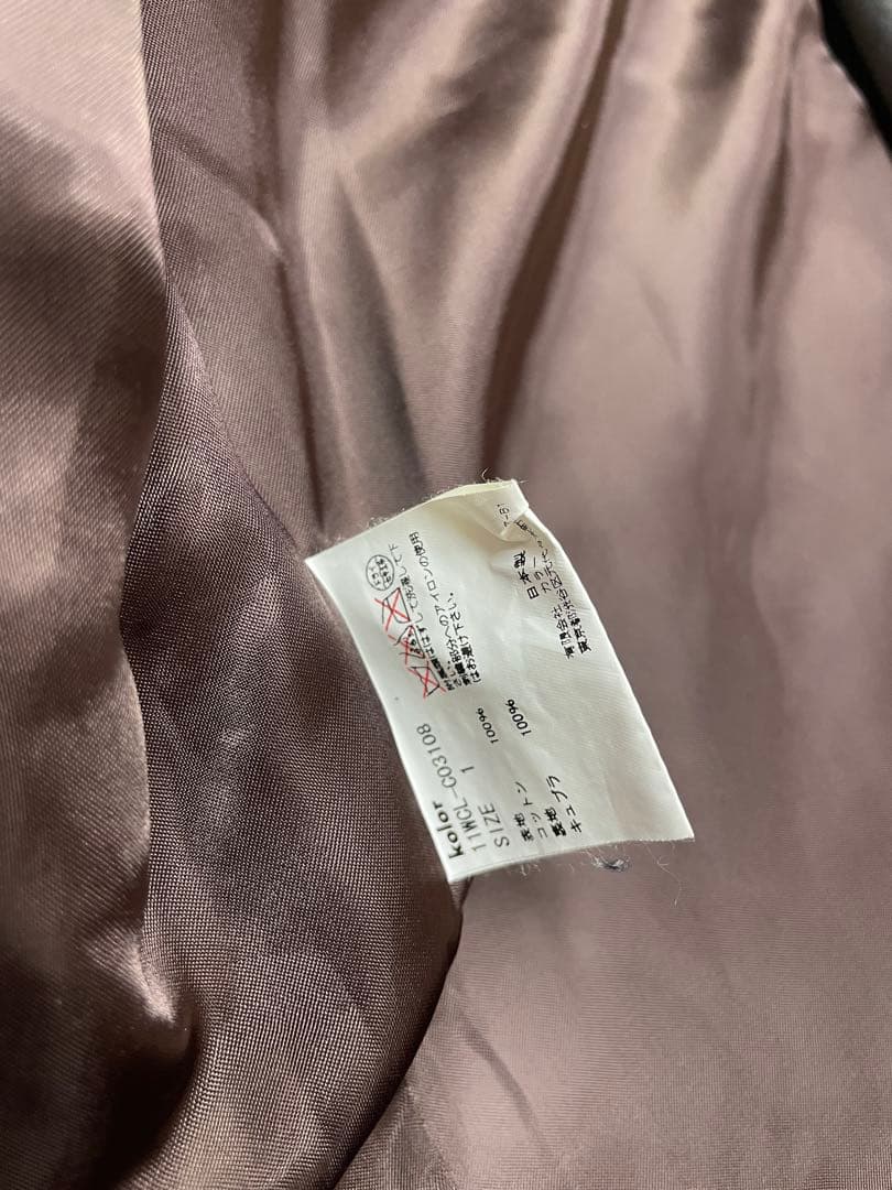 kolor カラー ハーフスリーブ トレンチコート Trench Coat