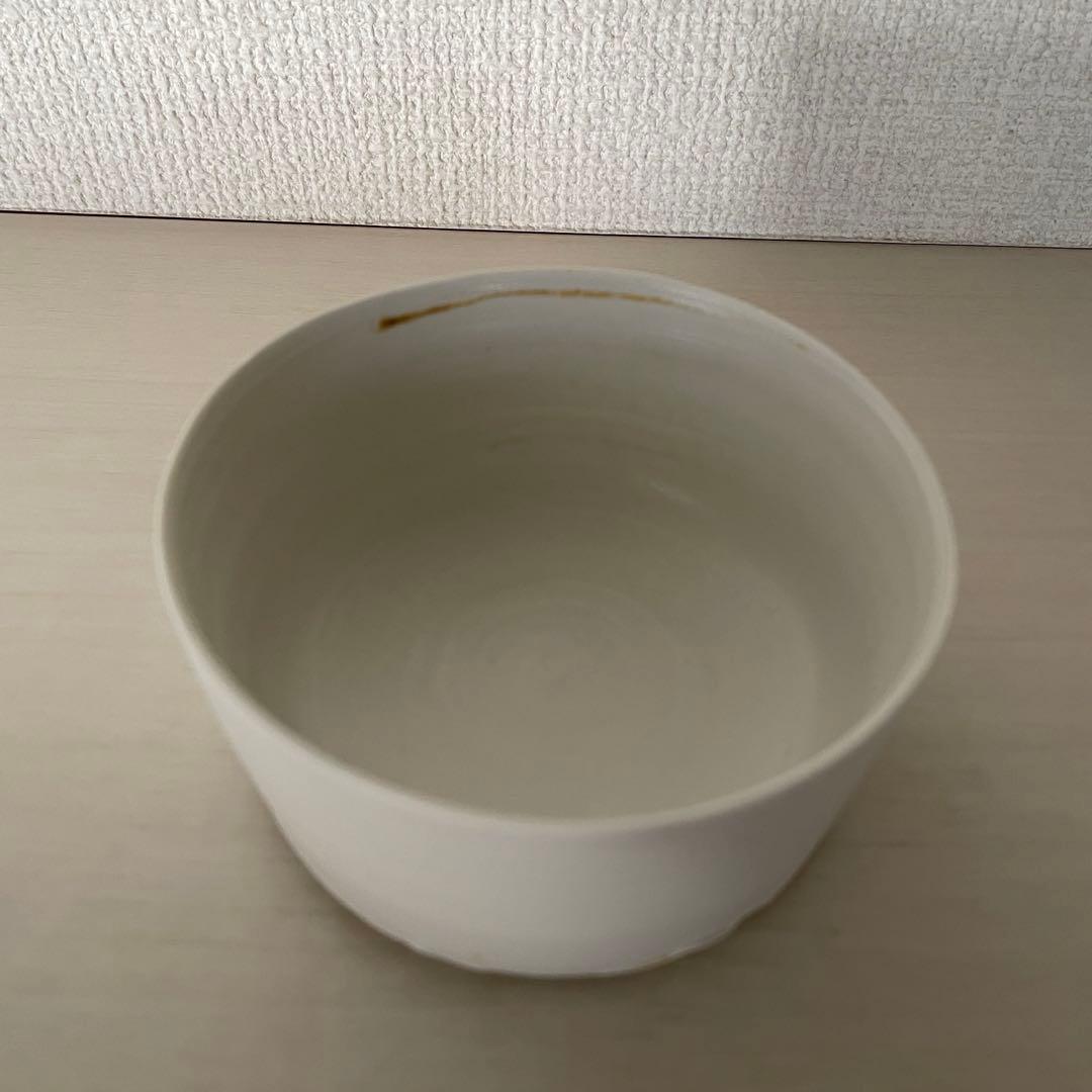 ※訳あり 未使用 黒田泰蔵 さん 白磁 器 小鉢6客セット 箱付 刻入
