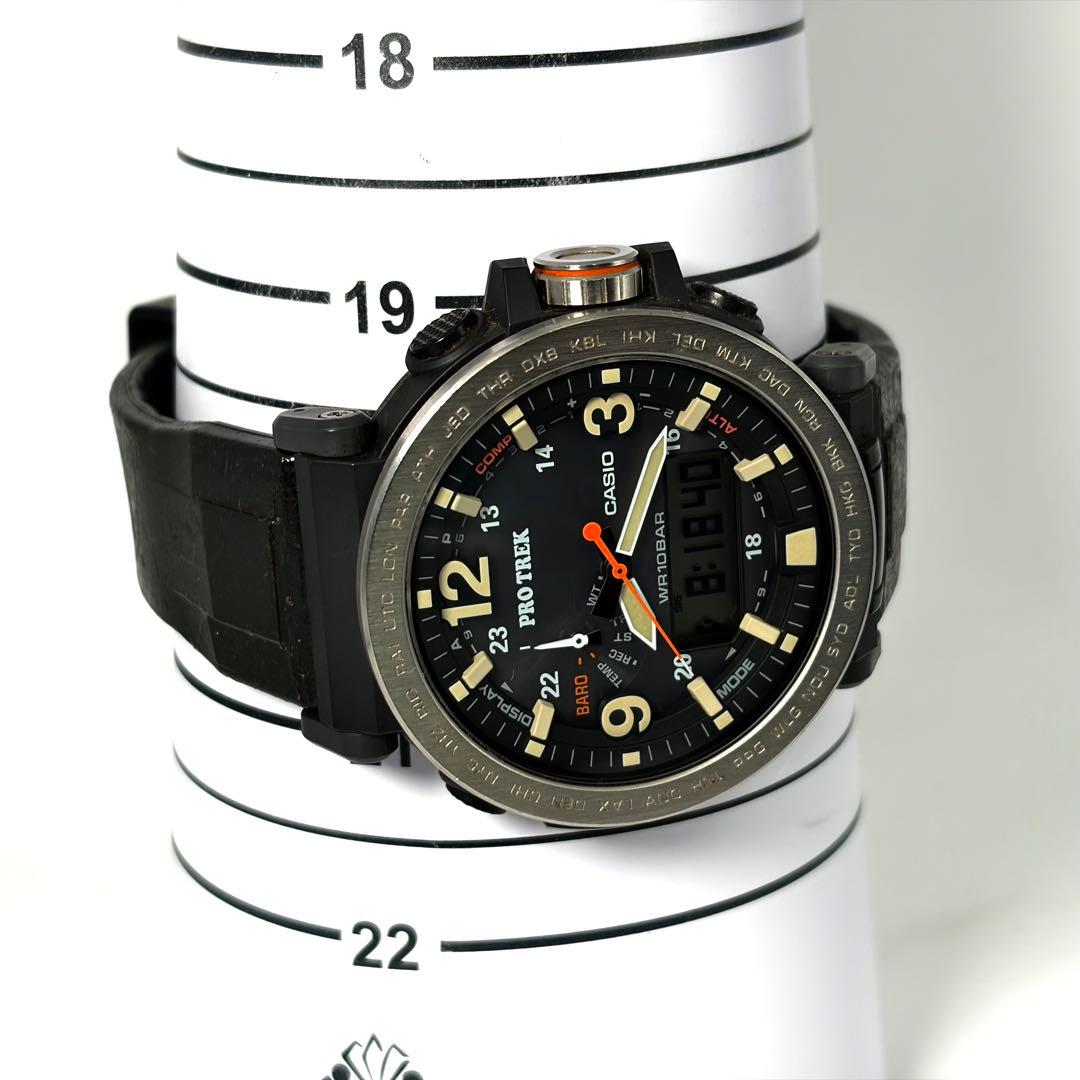 【稼働品】カシオ プロトレック アナデジ 腕時計 PRG-600 タフソーラー
