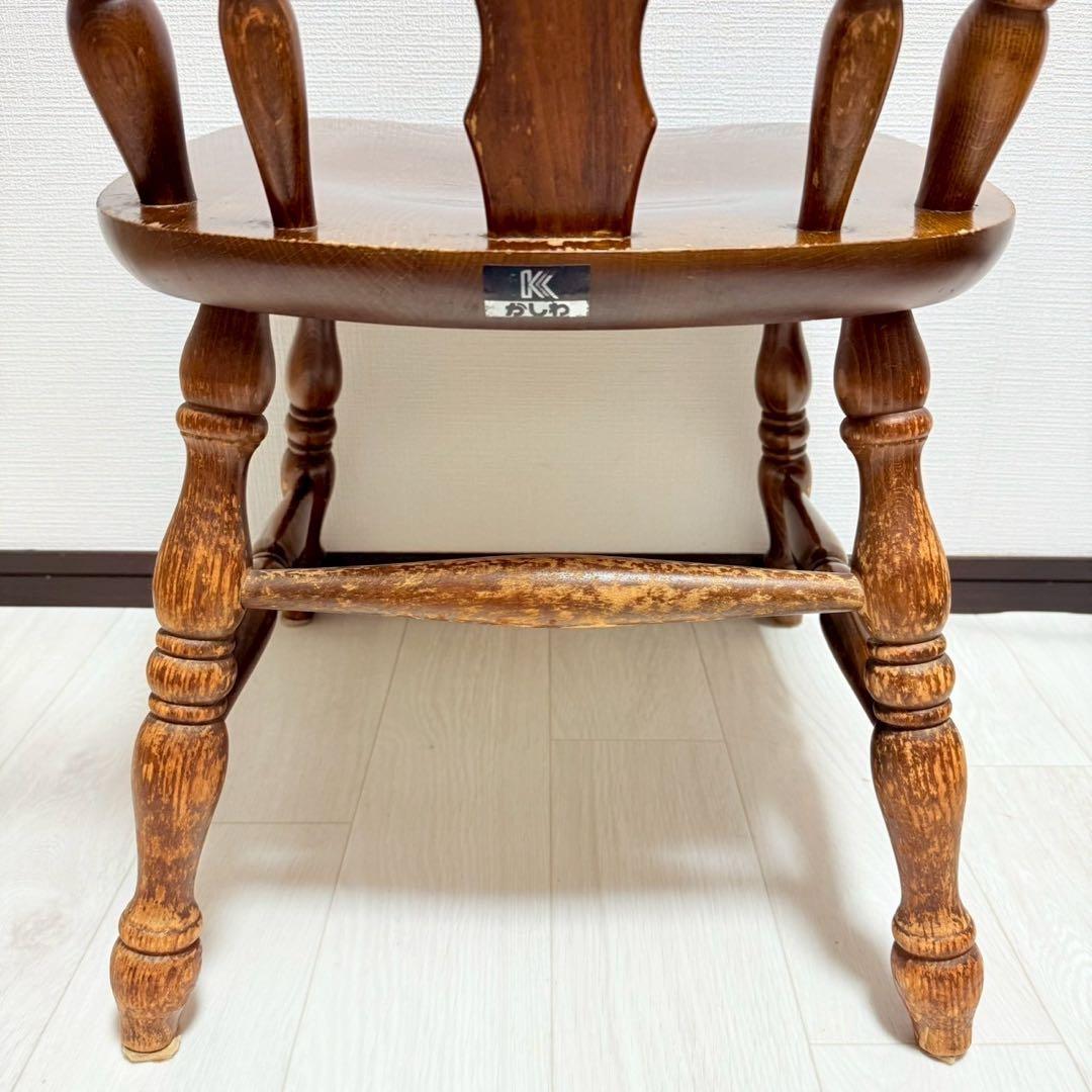 柏木工　ウィンザーチェア　ダイニングチェア　アンティーク家具