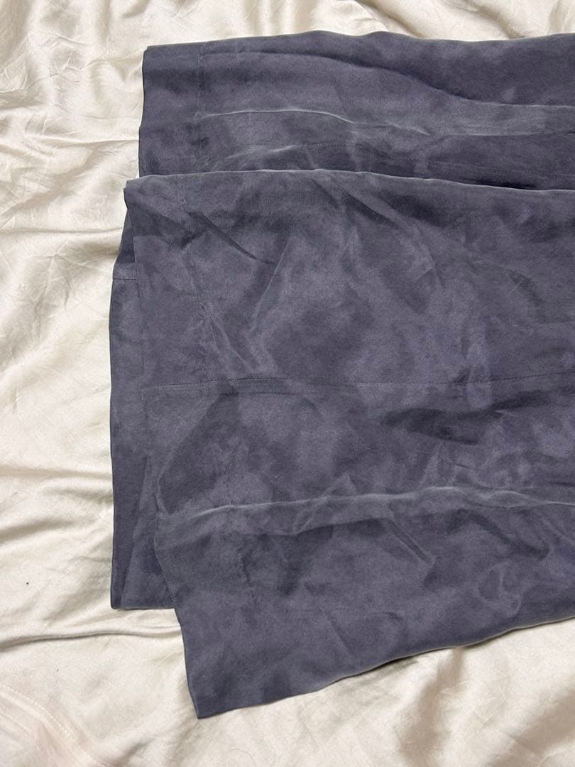 美品　ノーブル キュプラナローAラインスカート