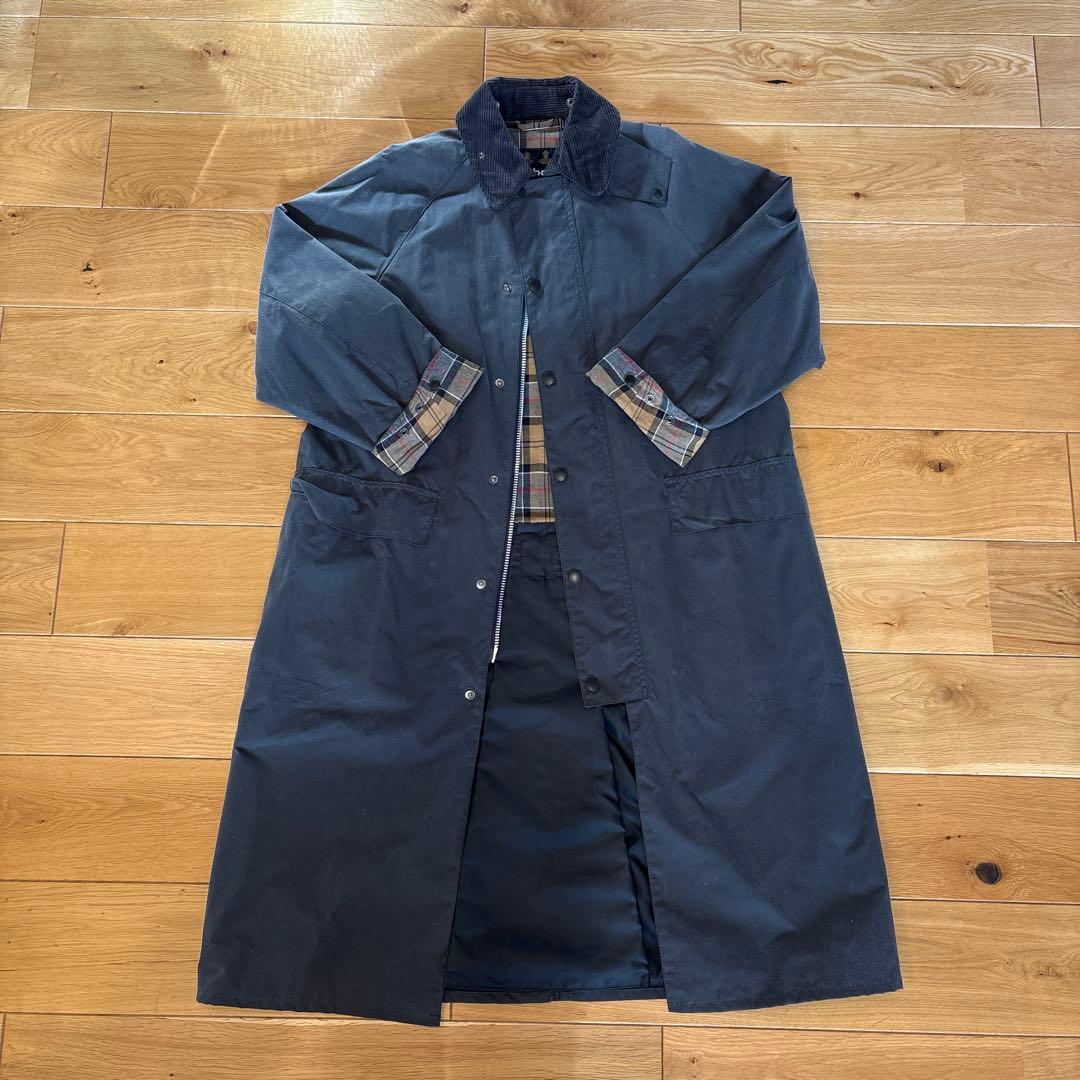 ス*プ様 barbour BURGHLEY バブアー バーレー グレー 38 美