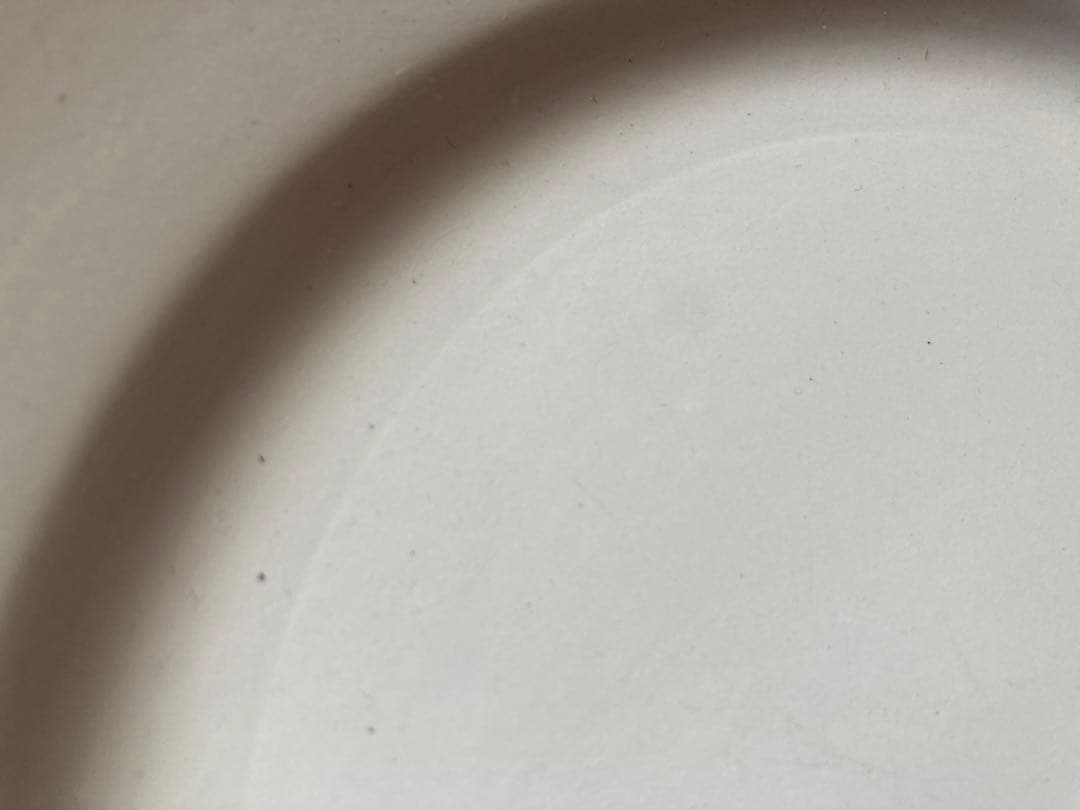 3枚組 BOCH アンティーク 花リム 白　ディナー皿23cm