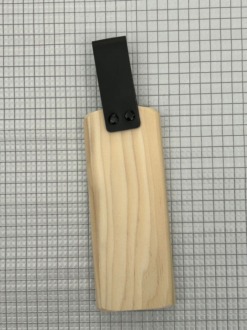 包丁 収穫 黒打 収穫包丁 両刃 木サヤ付 135mm