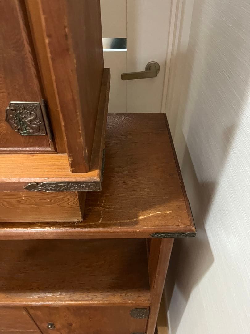 世界遺産　屋久杉　飾り棚アンティーク家具ビンテージ箪笥