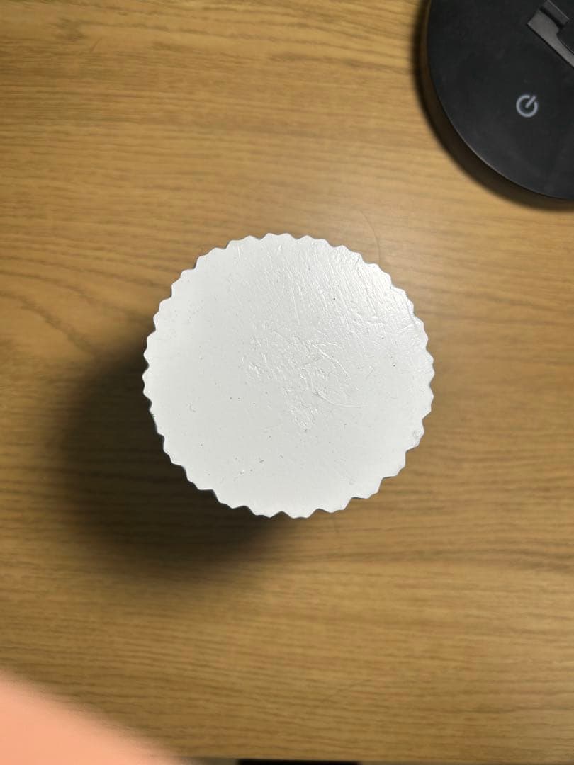 セメントアート　花瓶　フクロウ　雑貨