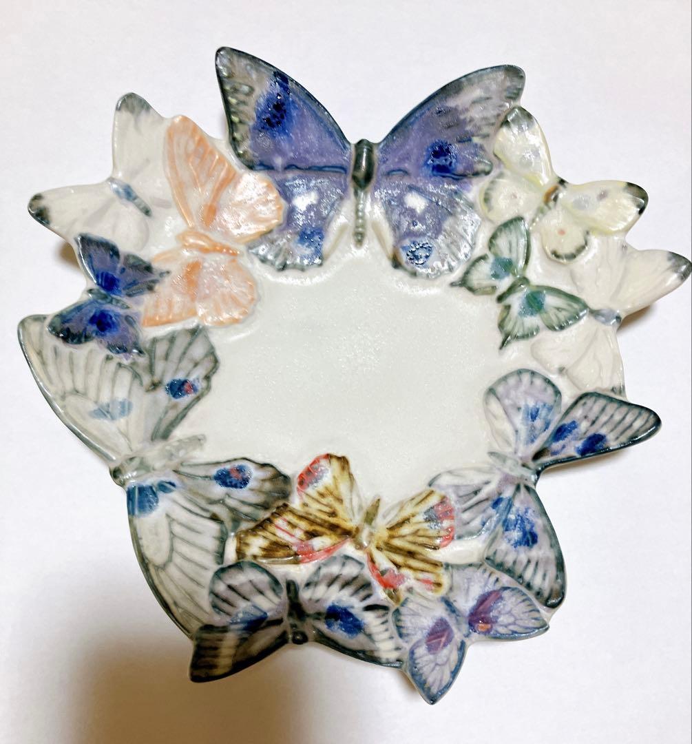 うつわやみたす　プレート　お皿　蝶