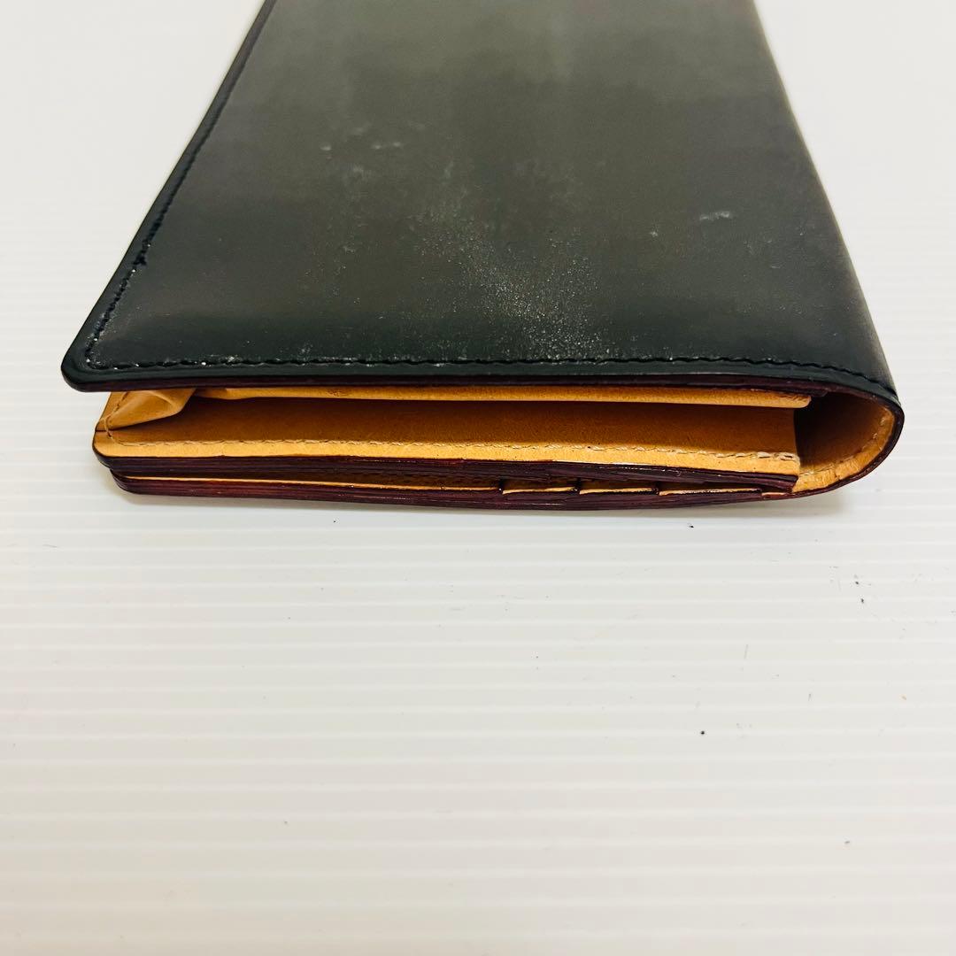 【美品】 GANZO ガンゾ THIN BRIDLE シンブライドル　長財布