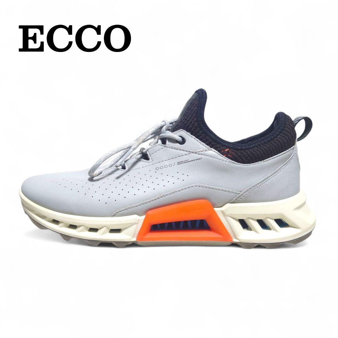 ECCO BIOM C4 ゴアテックス ゴルフシューズ グレー 39