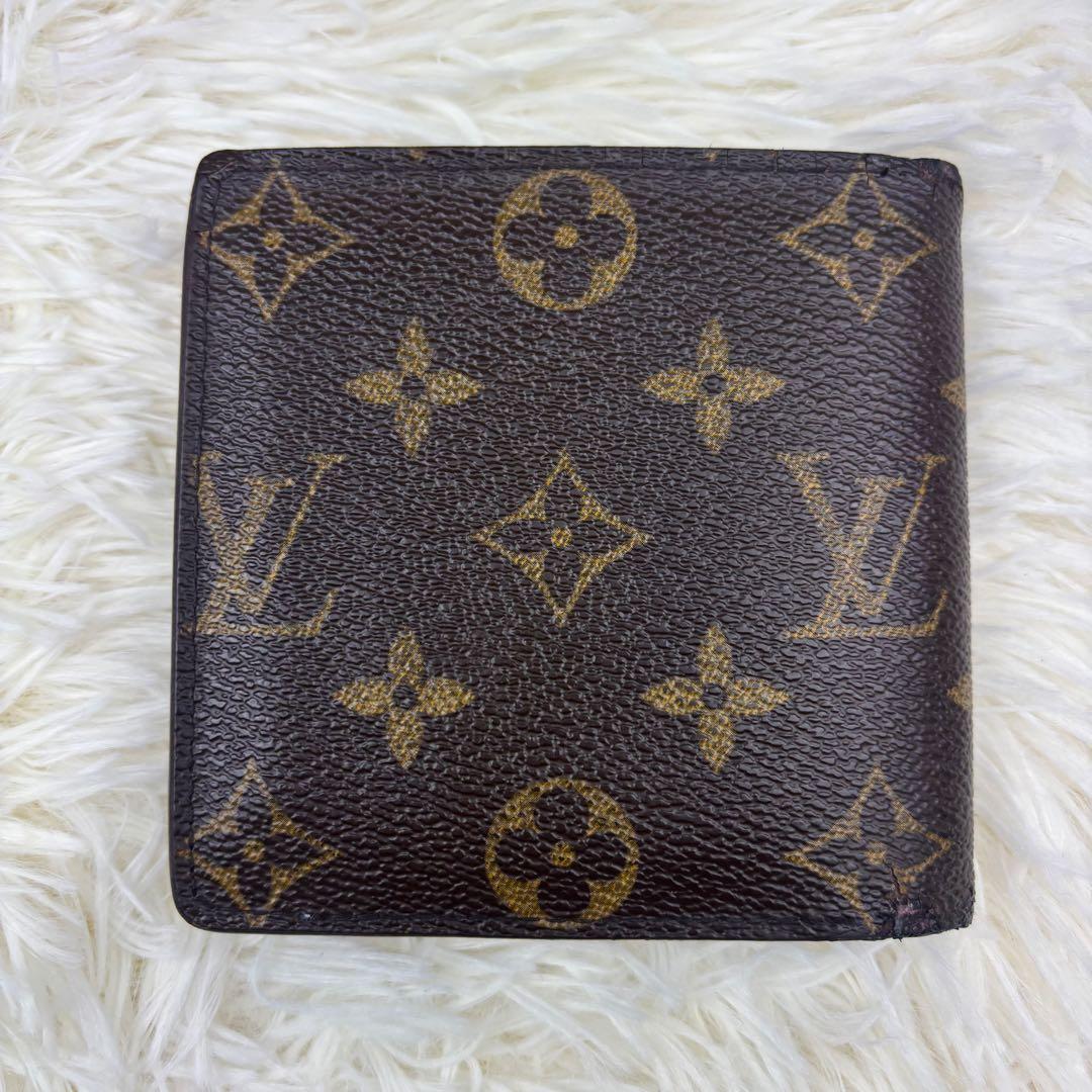 美品！ルイヴィトン モノグラム ポルトビエ カルトクレディ　モネ 二つ折り財布