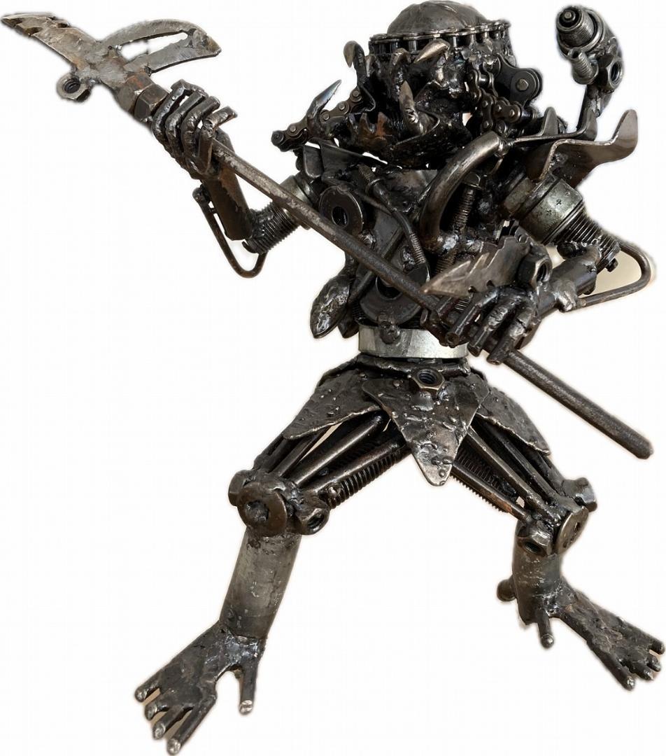 プレデター メタルフィギュア 鉄製 オブジェ ハンドメイド　B