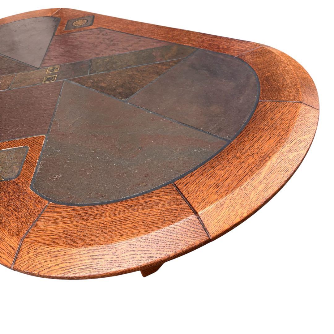 塩おにぎり様向け　希少 デザイン (ポールキンフマ) モザイクアートテーブル