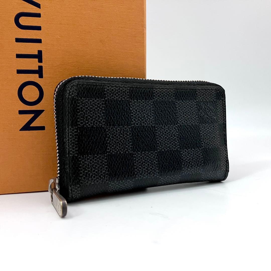 ルイヴィトン 3224 ダミエ グラフィット 黒 パース 小銭入れ