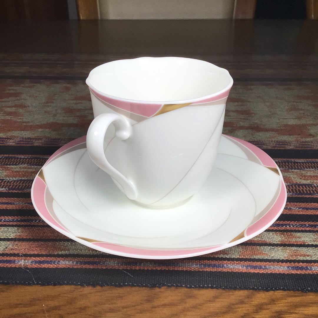 ノリタケ 『CHIFFON』　カップ&ソーサー　小皿　5組　大皿